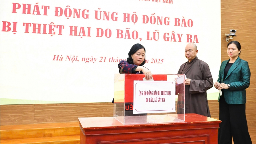 Ban Vận động cứu trợ TƯ dừng tiếp nhận ủng hộ đồng bào vùng bão, lũ từ sau 31/1