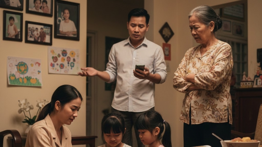 Không khí gia đình căng thẳng vì bố mẹ can thiệp quá sâu chuyện vợ tôi dạy con