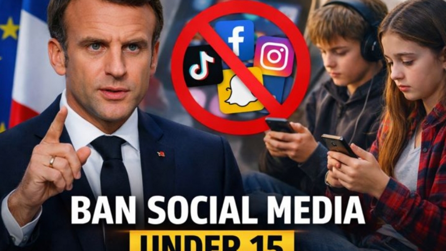 Lo lắng sức khỏe tâm thần, Pháp xem xét cấm trẻ dưới 15 tuổi sử dụng mạng xã hội