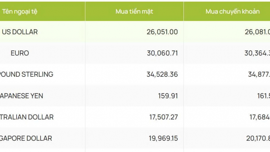 Tỷ giá USD hôm nay 23/1: Tỷ giá trung tâm giữ nguyên ở mốc 25.125 đồng/USD