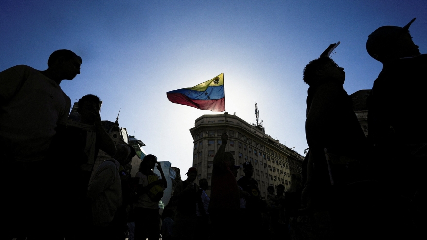 Nổ súng gần Dinh Tổng thống Venezuela ở thủ đô Caracas