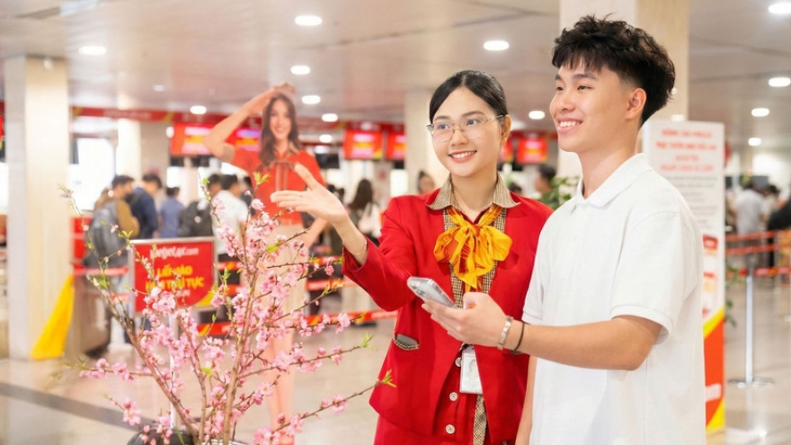 Vietjet adds nearly 1,800 flights for peak Lunar New Year travel