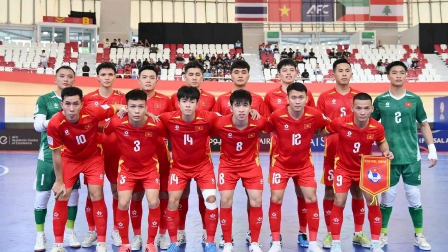 Vietnam defeat Lebanon to move closer to Futsal Asian Cup quarter-finals