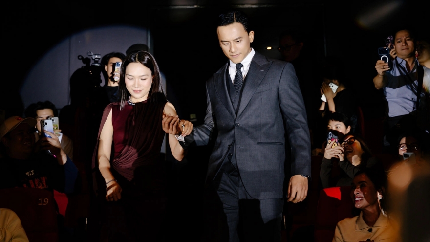 Sao Việt 4/3: Mỹ Tâm - Mai Tài Phến tay trong tay ở sự kiện điện ảnh