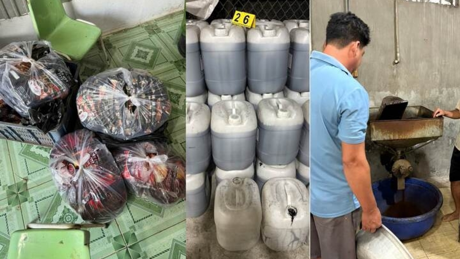 Phát hiện cơ sở sản xuất cà phê giả ở An Giang, bán ra thị trường 10 tấn