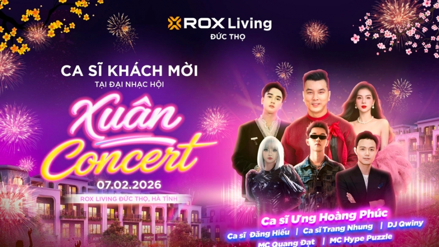 ROX Living Đức Thọ mở màn năm 2026 bằng Nhạc hội Xuân Concert