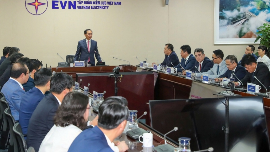 Phó Thủ tướng Bùi Thanh Sơn thăm và làm việc với Tập đoàn Điện lực Việt Nam