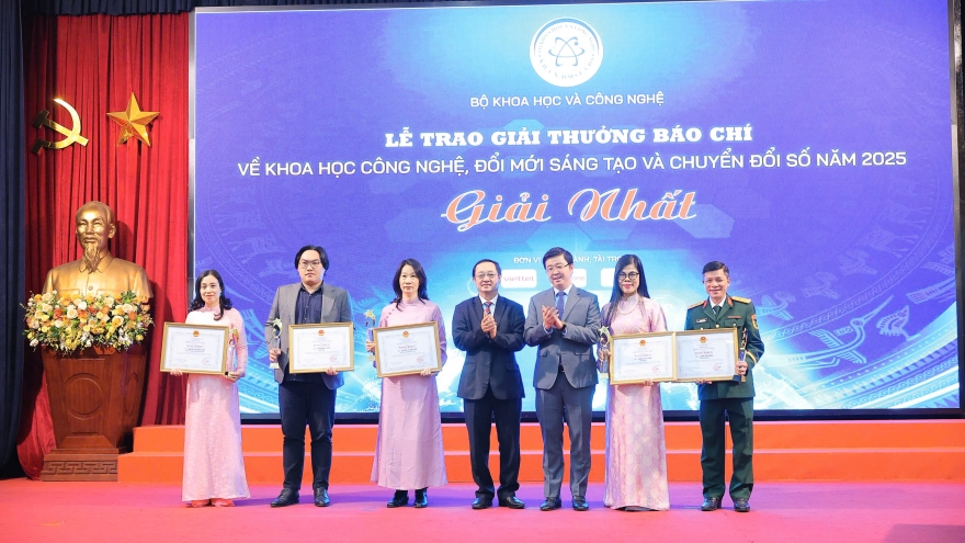 22 tác phẩm đoạt Giải Báo chí Khoa học, Công nghệ và Chuyển đổi số 2025