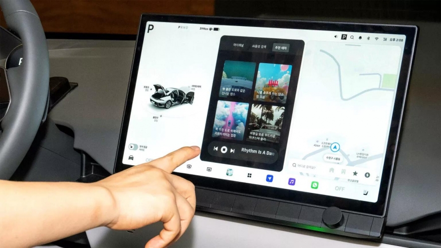 Kia giữ lại nút bấm truyền thống dù nâng cấp màn hình cảm ứng Pleos Connect