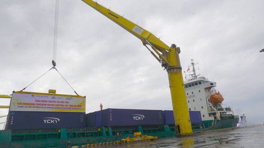 Cảng Đà Nẵng đón 3 tàu container đầu tiên năm mới Bính Ngọ 2026