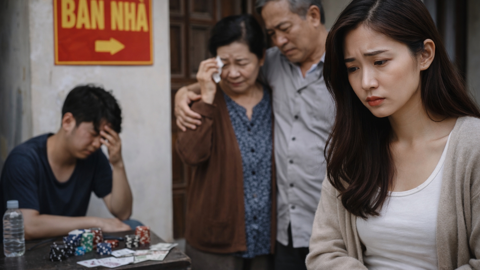 Anh trai cờ bạc nợ hơn 2 tỷ, bố mẹ bán nhà trả nợ và không chia tài sản cho tôi