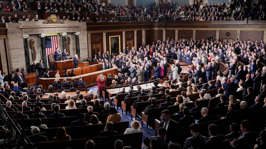 Ông Trump đọc Thông điệp Liên bang dài nhất lịch sử, tuyên bố Mỹ “thắng lớn”
