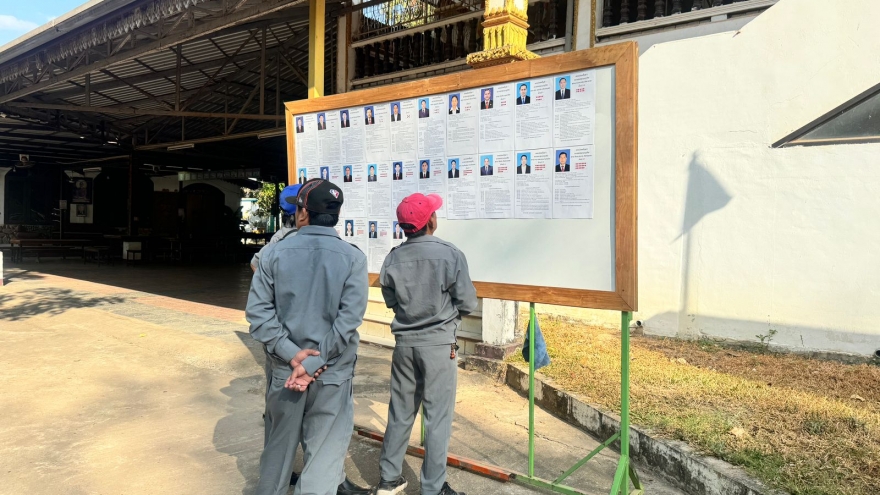 Hơn 4,7 triệu cử tri Lào tham gia bầu cử Đại biểu Quốc hội khóa X