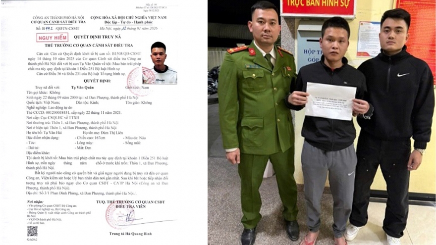 Bắt giữ đối tượng truy nã nguy hiểm Tạ Văn Quân tại Xuân Mai, Hà Nội