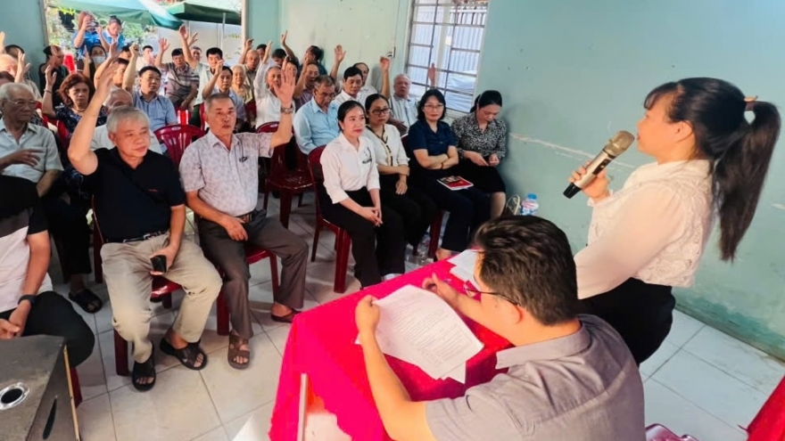 Cử tri TP.HCM nhất trí, tín nhiệm tuyệt đối ứng cử viên đại biểu Quốc hội và HĐND