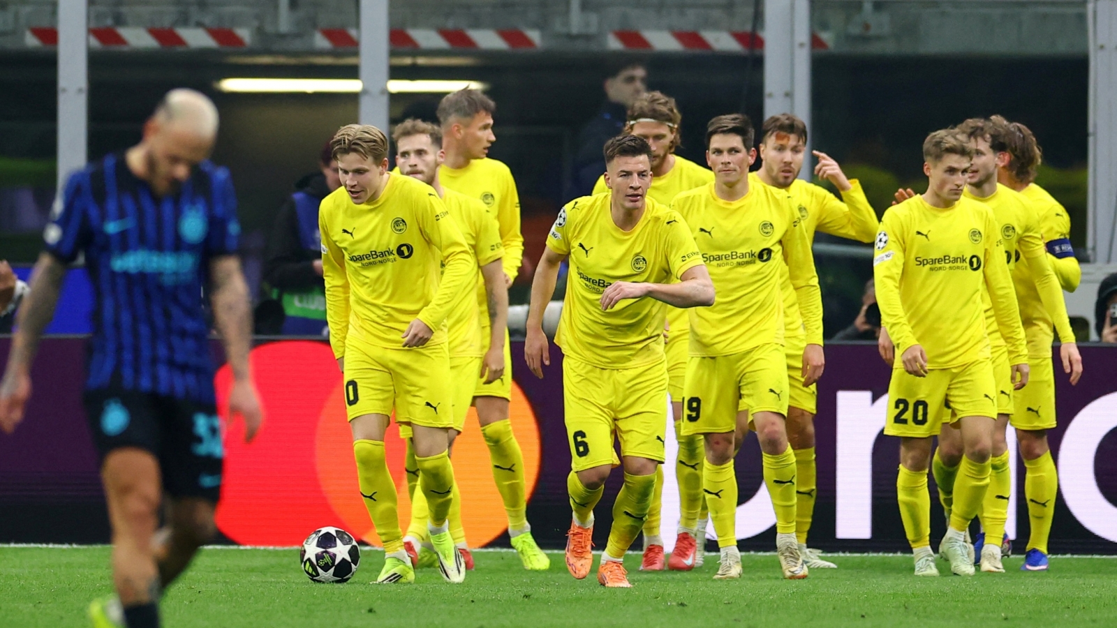 Bodø/Glimt lập kỷ lục chưa từng có trong lịch sử Champions League