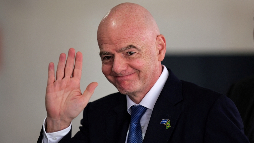 Chủ tịch FIFA gửi lời cảm ơn tới VFF