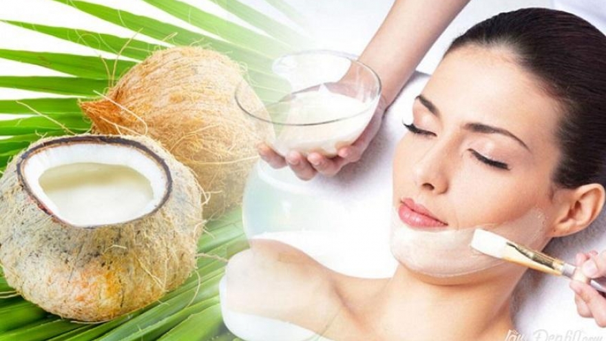 Bôi dầu dừa lên mặt sao cho không bí da, nổi mụn?