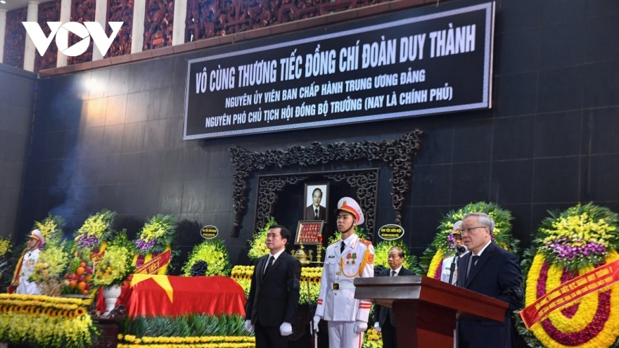 Lễ tang cấp Nhà nước đồng chí Đoàn Duy Thành
