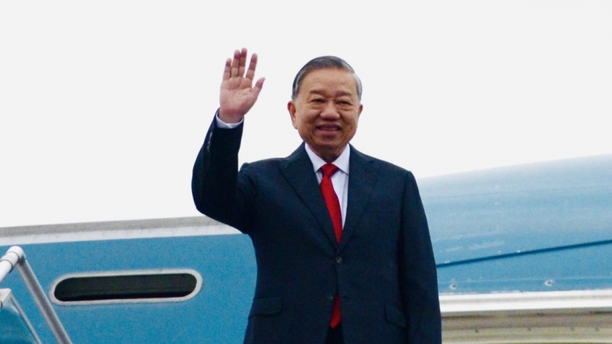 Tổng Bí thư Tô Lâm lên đường thăm cấp Nhà nước tới Lào