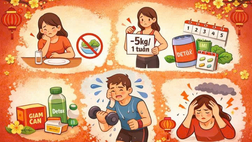 5 sai lầm nhiều người mắc khi giảm cân đón Tết