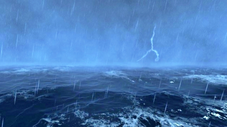 Gió mùa Đông Bắc gây biển động mạnh, sóng cao tới 6m trên Biển Đông