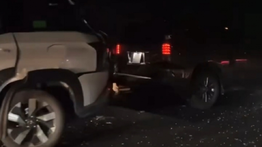 5 xe đụng nhau trên cao tốc Phan Thiết - Dầu Giây đoạn qua tỉnh Lâm Đồng