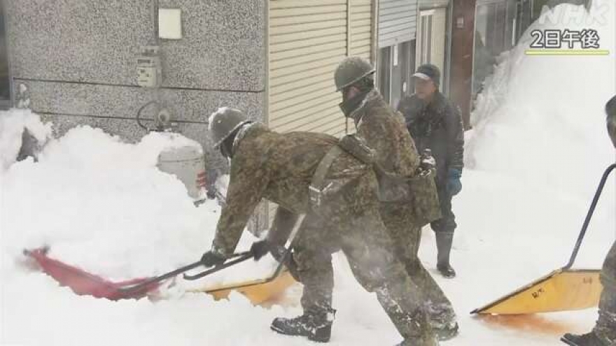 Nhật Bản ghi nhận hơn 320 người thương vong do tuyết rơi dày trong 2 tuần qua