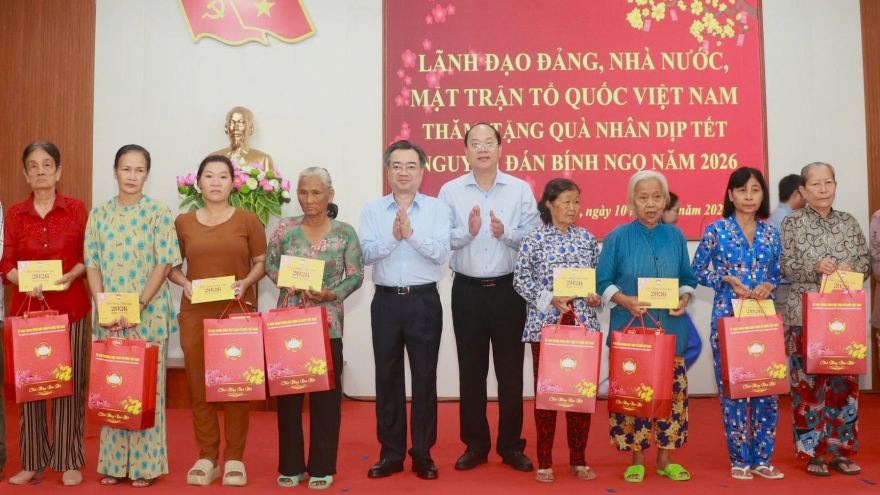 Trưởng Ban Chính sách, Chiến lược Trung ương thăm, tặng quà Tết tại Cà Mau