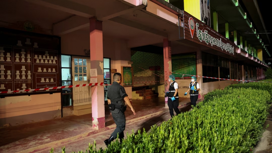 Xả súng tại trường học ở Thái Lan, hiệu trưởng thiệt mạng