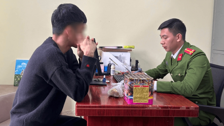 Đốt pháo hoa trái phép, một công dân ở Thái Nguyên bị phạt 30 triệu đồng