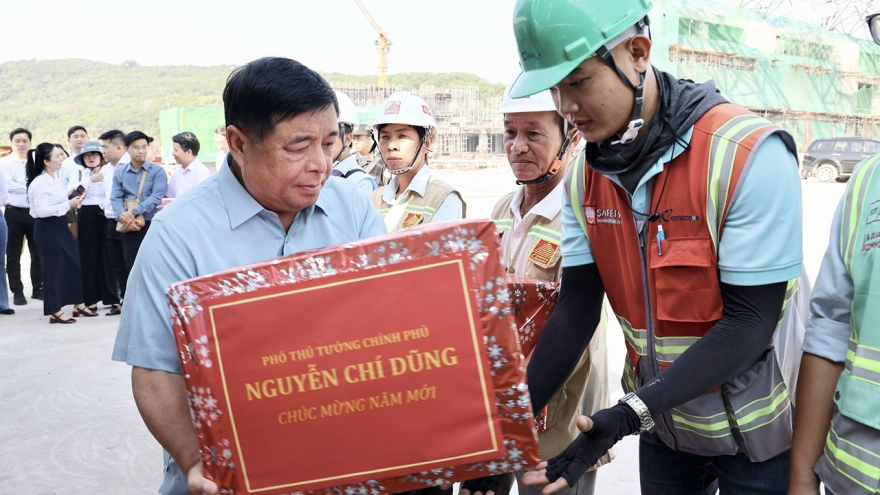 Phó Thủ tướng Nguyễn Chí Dũng thăm, chúc Tết tại công trình phục vụ APEC 2027