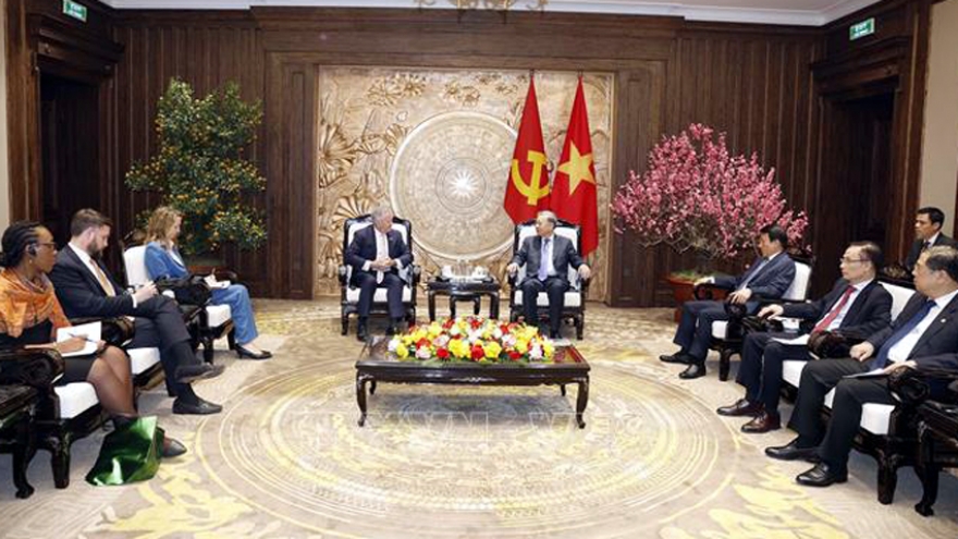 Tổng Bí thư Tô Lâm tiếp Trợ lý Ngoại trưởng Hoa Kỳ Michael DeSombre