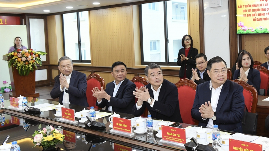 Tổng Bí thư Tô Lâm dự hội nghị cử tri nơi cư trú về ứng cử Quốc hội khóa XVI