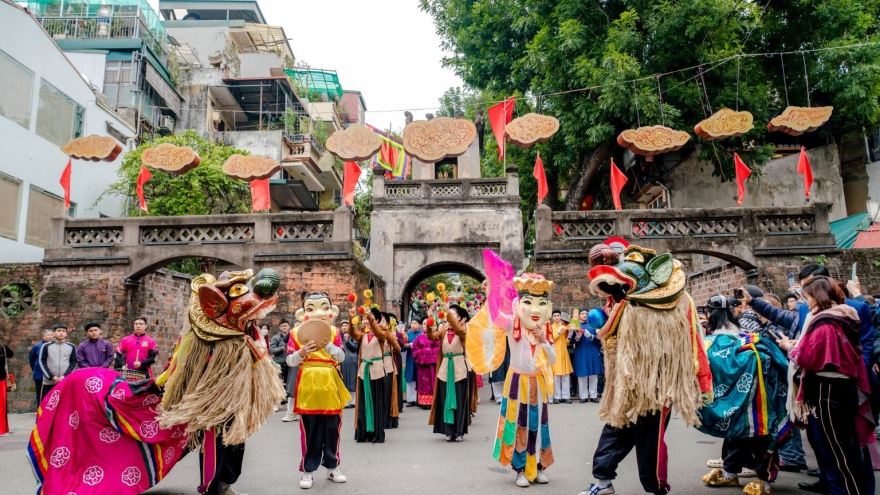 Lễ mở cửa Ô Quan Chưởng: Tái hiện nghi thức chào xuân giữa lòng phố cổ Hà Nội