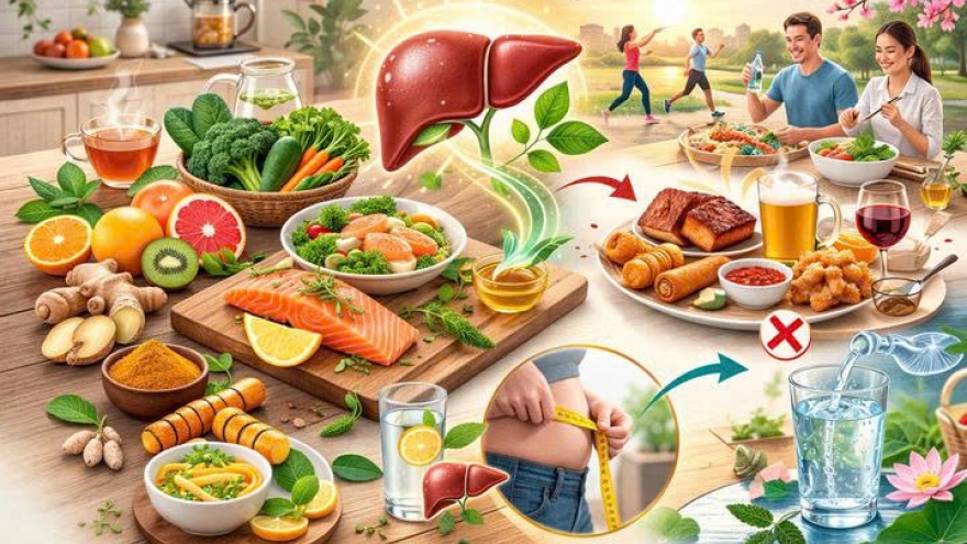 5 nhóm thực phẩm phục hồi gan sau chuỗi ngày quá tải vì rượu bia
