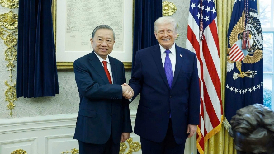 Tổng Bí thư Tô Lâm gặp Tổng thống Hoa Kỳ Donald Trump