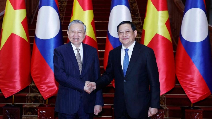 Tổng Bí thư: Việt Nam - Lào tiếp tục làm sâu sắc nội hàm “gắn kết chiến lược”