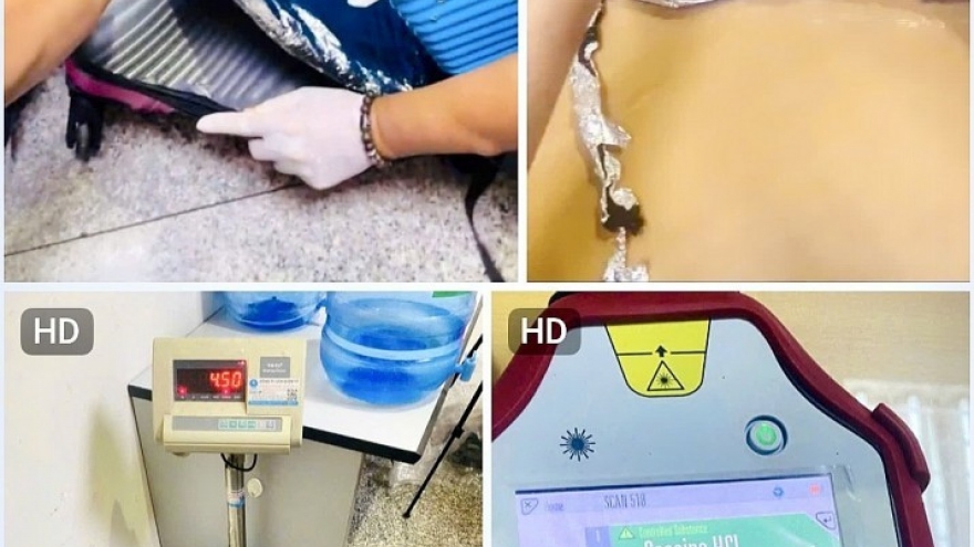 Customs bust 4.5kg cocaine trafficking case at Tan Son Nhat airport