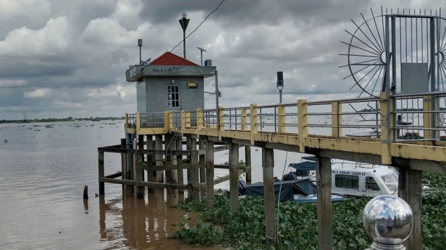 Xuất hiện đợt triều cường ở ven biển phía Đông Nam Bộ