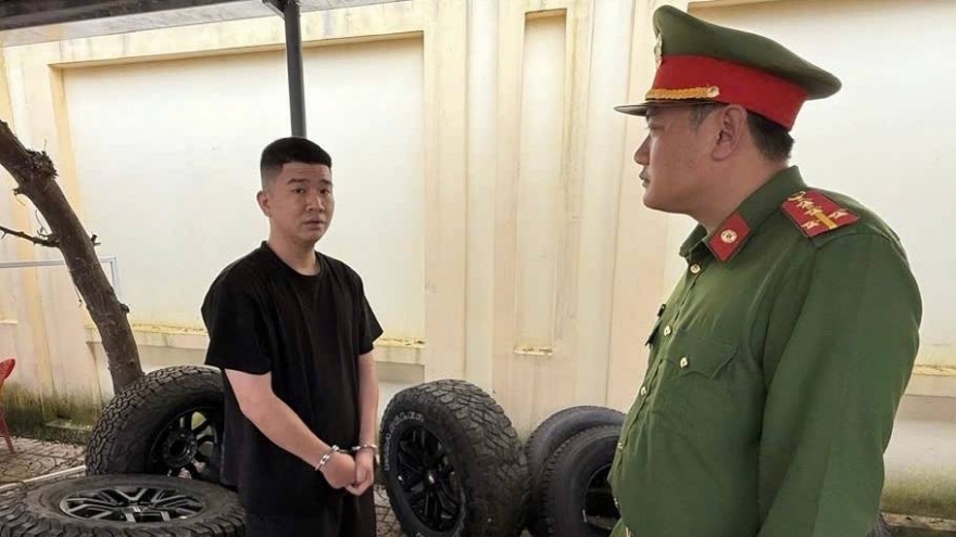 Bắt nghi phạm chuyên trộm bánh xe ô tô ở nhiều tỉnh, thành