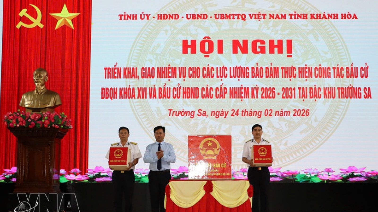 Truong Sa ready for early election for NA, People’s Councils for 2026–2031 term