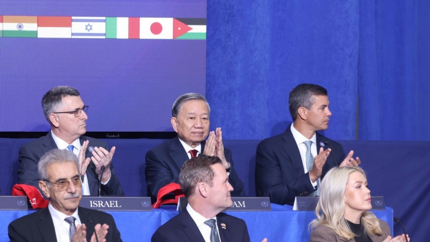 Tổng Bí thư Tô Lâm tham dự cuộc họp khai mạc Hội đồng Hoà bình về Dải Gaza