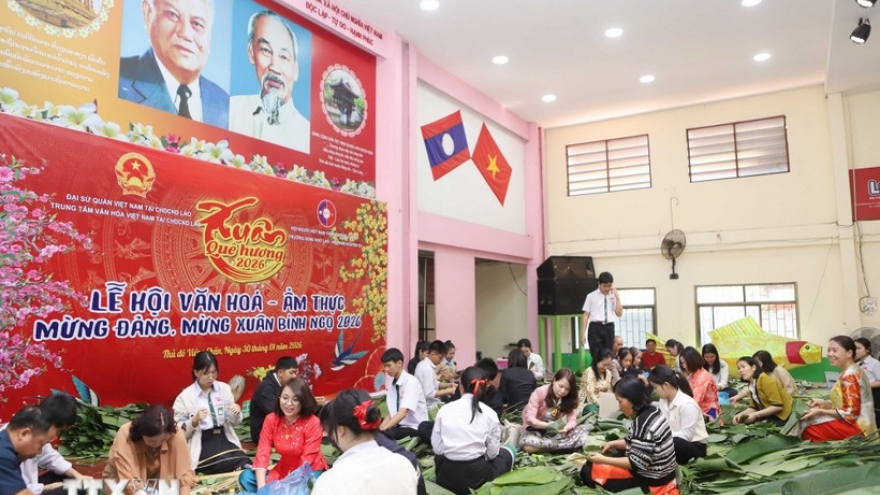 A touch of Vietnamese Tet in Laos, Mozambique