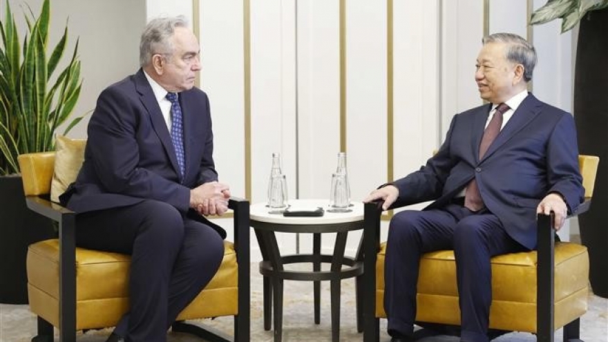 Tổng Bí thư Tô Lâm tiếp cựu Phó Ngoại trưởng Hoa Kỳ Kurt Campbell