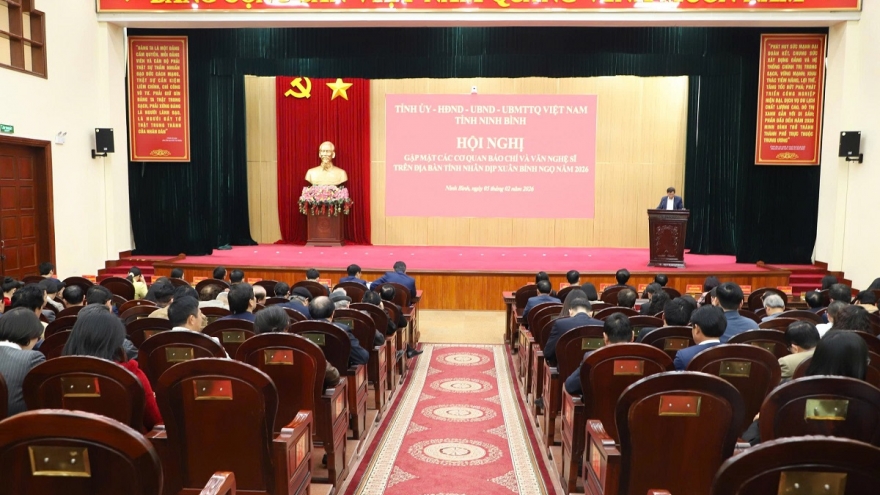 Ninh Bình gặp mặt cơ quan báo chí, văn nghệ sĩ nhân dịp Xuân Bính Ngọ 2026
