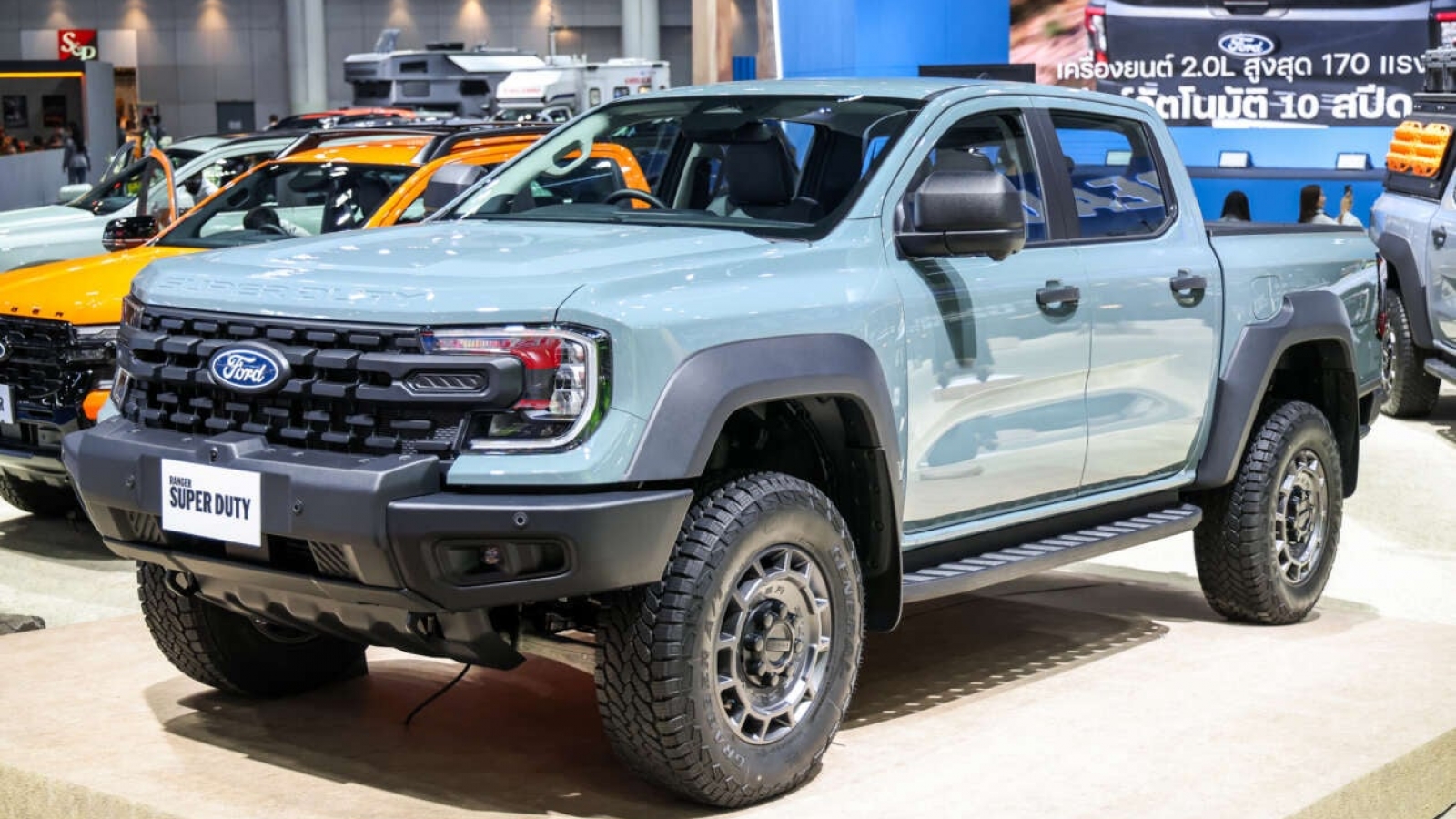 Chi tiết xe bán tải Ford Ranger Super Duty với sức kéo tới 4,5 tấn