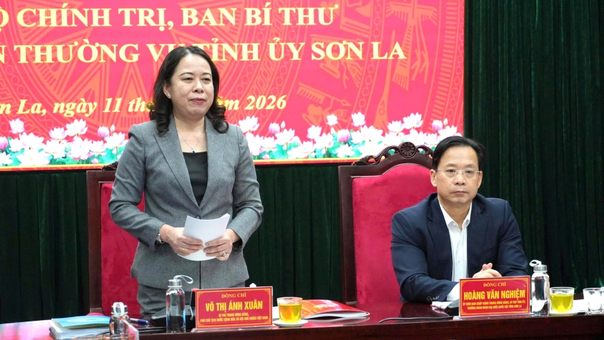 Phó Chủ tịch nước Võ Thị Ánh Xuân làm việc tại tỉnh Sơn La