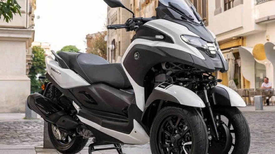 Xe tay ga 3 bánh Yamaha Tricity 300 2026 ra mắt, giá hơn 300 triệu đồng