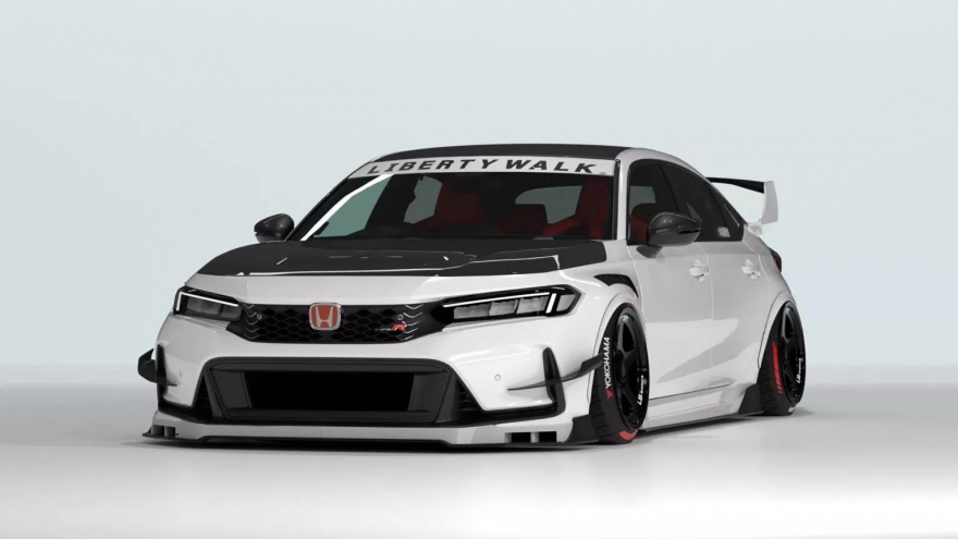 Honda Civic Type R độ Liberty Walk gây chú ý với bodykit giá tới 447 triệu đồng